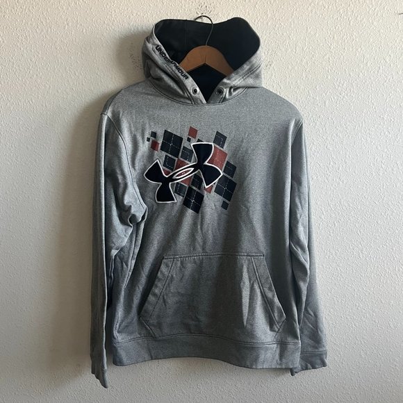 Under Armour Men's Gray Hoodie Sweatshirt Pullover Size S - Picture 1 of 10